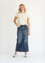 Load image into Gallery viewer, Bria Long Denim Maxi Skirt
