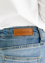 Load image into Gallery viewer, Bryn Light Wash Denim Midi Skirt
