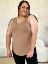 Load image into Gallery viewer, Basic Bae Full Size Round Neck Curved Hem Tank
