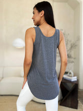 Load image into Gallery viewer, Basic Bae Full Size Round Neck Curved Hem Tank
