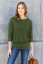 Load image into Gallery viewer, Basic Bae Full Size Round Neck Batwing Sleeve Top
