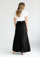 Load image into Gallery viewer, Camellia A-Line Cotton Twill Maxi Skirt
