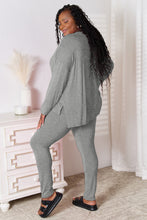 Load image into Gallery viewer, Basic Bae Bamboo Full Size V-Neck Long Sleeve Top and Pants Lounge Set
