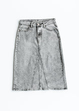 Load image into Gallery viewer, Claire A-line Denim Midi Skirt
