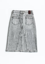 Load image into Gallery viewer, Claire A-line Denim Midi Skirt
