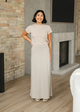 Load image into Gallery viewer, Clarise Striped Premium Knit Maxi Skirt
