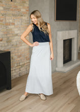 Load image into Gallery viewer, Clarise Striped Premium Knit Maxi Skirt
