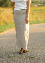 Load image into Gallery viewer, Clarise Striped Premium Knit Maxi Skirt
