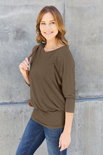 Load image into Gallery viewer, Basic Bae Full Size Round Neck Batwing Sleeve Top
