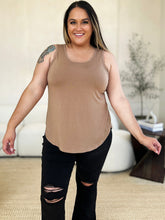 Load image into Gallery viewer, Basic Bae Full Size Round Neck Curved Hem Tank
