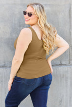 Load image into Gallery viewer, Basic Bae Full Size Square Neck Wide Strap Tank

