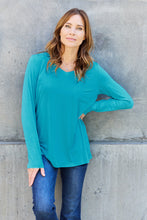Load image into Gallery viewer, Basic Bae Full Size V-Neck Long Sleeve Top

