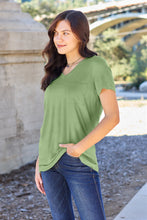 Load image into Gallery viewer, Basic Bae Bamboo Full Size  V-Neck Short Sleeve T-Shirt
