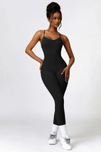 Load image into Gallery viewer, Basic Bae Open Back Spaghetti Strap Active Jumpsuit
