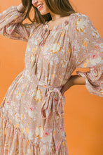 Load image into Gallery viewer, LOST IN THIS MOMENT WOVEN MIDI DRESS
