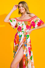 Load image into Gallery viewer, WHAT I LIKE ABOUT YOU FLORAL MIDI DRESS
