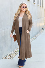 Load image into Gallery viewer, Basic Bae Full Size Open Front Long Sleeve Cover Up
