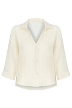Load image into Gallery viewer, Echo Mini Shirt - Gold Stripes
