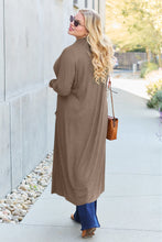 Load image into Gallery viewer, Basic Bae Full Size Open Front Long Sleeve Cover Up
