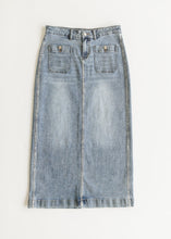Load image into Gallery viewer, Elin Front Pocket Maxi Skirt
