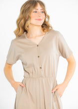 Load image into Gallery viewer, Ella Cinched Waist Midi Dress
