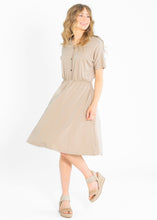 Load image into Gallery viewer, Ella Cinched Waist Midi Dress
