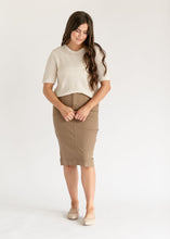 Load image into Gallery viewer, Erica Cotton Twill Midi Skirt
