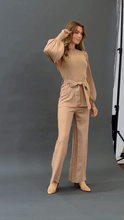 Load image into Gallery viewer, SMILE WHEN YOUR SAD WITH SWEATER TOP AND PANT SET
