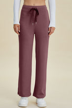 Load image into Gallery viewer, Basic Bae Full Size Air Scuba Drawstring Wide Leg Pants
