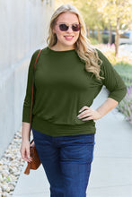 Load image into Gallery viewer, Basic Bae Full Size Round Neck Batwing Sleeve Top

