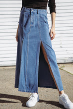 Load image into Gallery viewer, SWEET TALKING DENIM MIDI SKIRT
