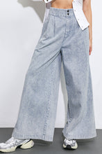 Load image into Gallery viewer, PLAY MY WAY STRIPED DENIM PANTS
