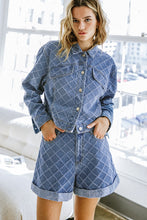 Load image into Gallery viewer, MEET ME THERE DENIM SHORT

