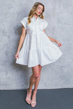 Load image into Gallery viewer, LIVE IN THE MOMENT DENIM MINI DRESS
