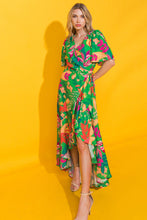 Load image into Gallery viewer, HAPPY TOGETHER WOVEN HI-LO DRESS
