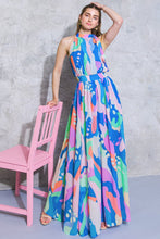 Load image into Gallery viewer, PORTRAIT OF A LADY ON WOVEN MAXI DRESS
