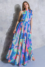 Load image into Gallery viewer, PORTRAIT OF A LADY ON WOVEN MAXI DRESS
