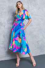 Load image into Gallery viewer, PRACTICING LOVE WOVEN MIDI DRESS
