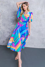 Load image into Gallery viewer, PRACTICING LOVE WOVEN MIDI DRESS
