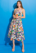 Load image into Gallery viewer, SWING ME AROUND POPLIN MIDI DRESS

