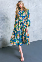 Load image into Gallery viewer, BUBBLY BLISS WOVEN MIDI SHIRT DRESS
