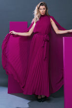 Load image into Gallery viewer, ON MY BEST BEHAVIOR WOVEN MAXI DRESS
