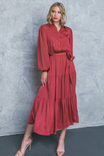 Load image into Gallery viewer, MY TIME TO SHINE WOVEN MIDI DRESS
