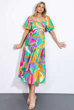 Load image into Gallery viewer, THE OBVIOUS CHOICE WOVEN MIDI DRESS
