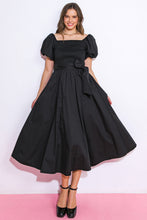 Load image into Gallery viewer, A PEACEFUL PLACE WOVEN MIDI DRESS

