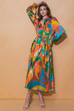 Load image into Gallery viewer, FOCUSED ON PRIORITIES WOVEN MIDI DRESS
