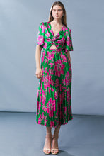 Load image into Gallery viewer, CERTIFIED CHARM WOVEN MIDI DRESS
