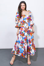 Load image into Gallery viewer, FEELING OPTIMISTIC WOVEN MIDI DRESS
