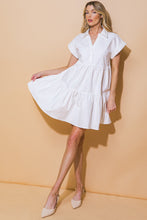 Load image into Gallery viewer, TIMELESS BEAUTY TWILL MINI DRESS

