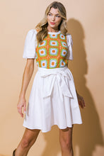 Load image into Gallery viewer, IN MY FEELINGS WOVEN MINI DRESS
